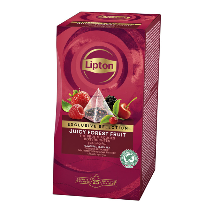 Thee Lipton Exclusive bosvruchten 25x2gr
