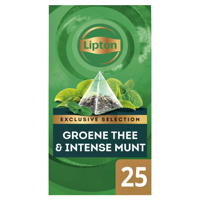 Thee Lipton Exclusive groene thee munt 25x2gr