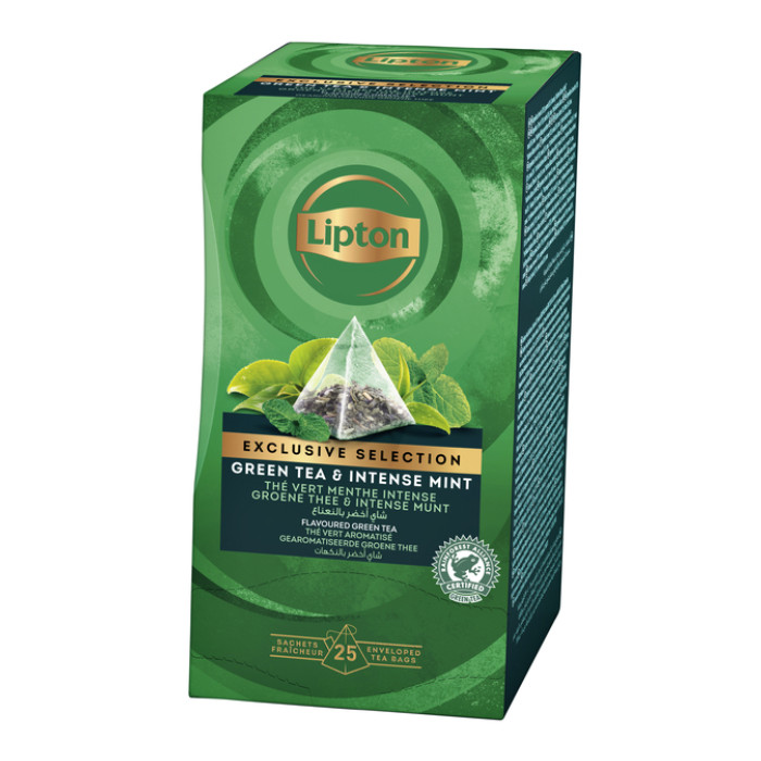 Thee Lipton Exclusive groene thee munt 25x2gr