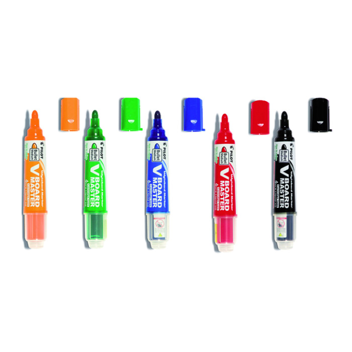 Whiteboardmarker PILOT Begreen rond medium assorti 5 stuks