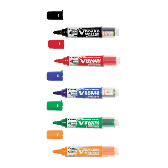 Whiteboardmarker PILOT Begreen rond medium assorti 5 stuks