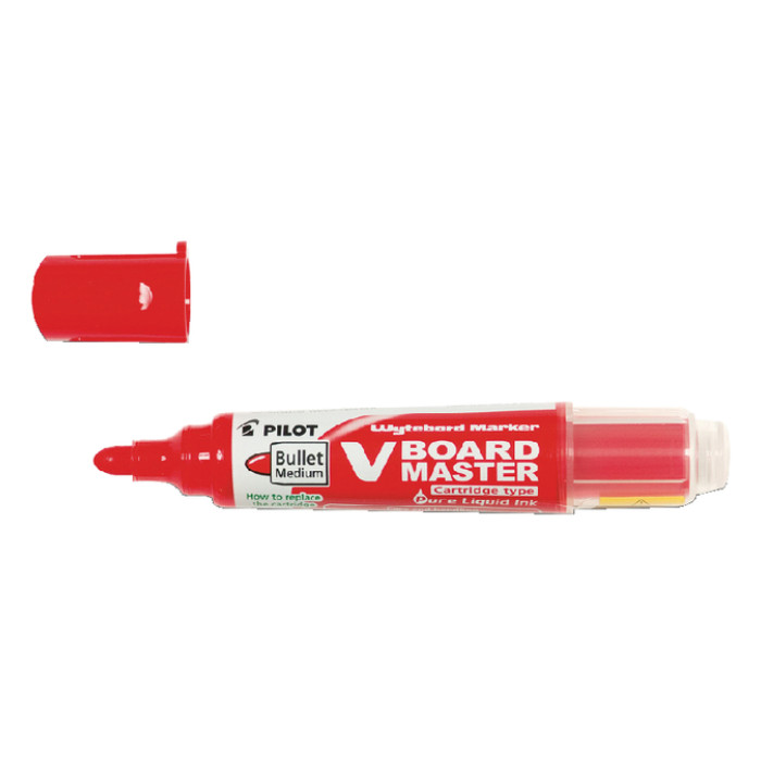 Whiteboardmarker PILOT Begreen rond medium rood