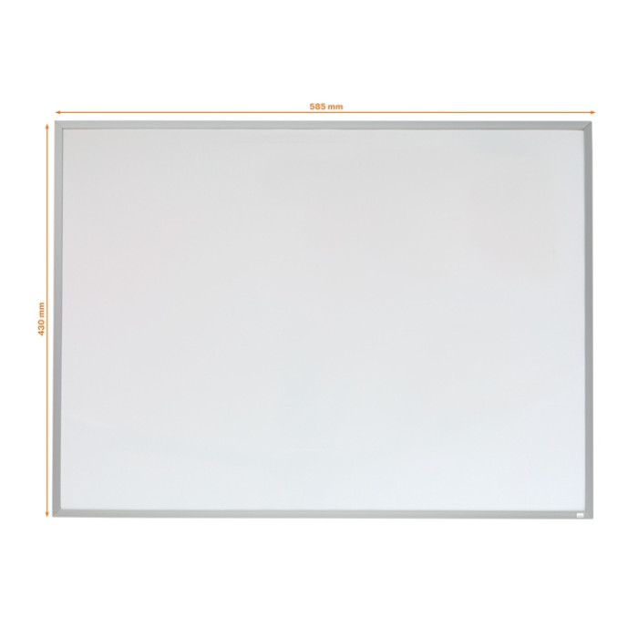 Whiteboard Nobo 58.5x43cm aluminium magnetisch