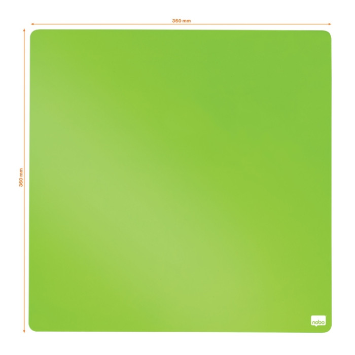 Whiteboard Nobo tegel 36x36cm groen magnetisch