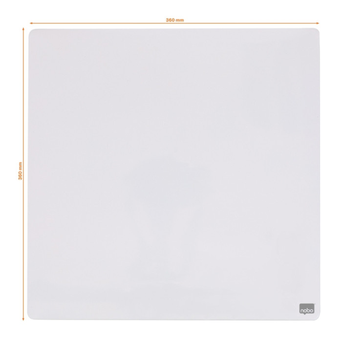 Whiteboard Nobo tegel 36x36cm wit magnetisch