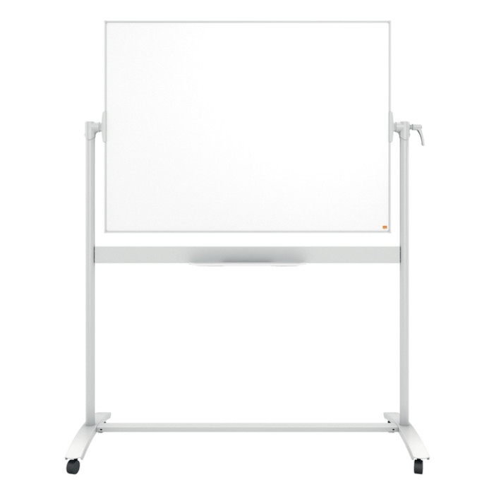 Whiteboard Nobo kantelbord mobiele 90x120cm staal