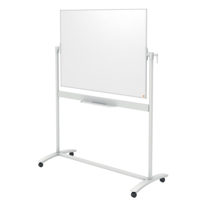 Whiteboard Nobo kantelbord mobiele 90x120cm staal