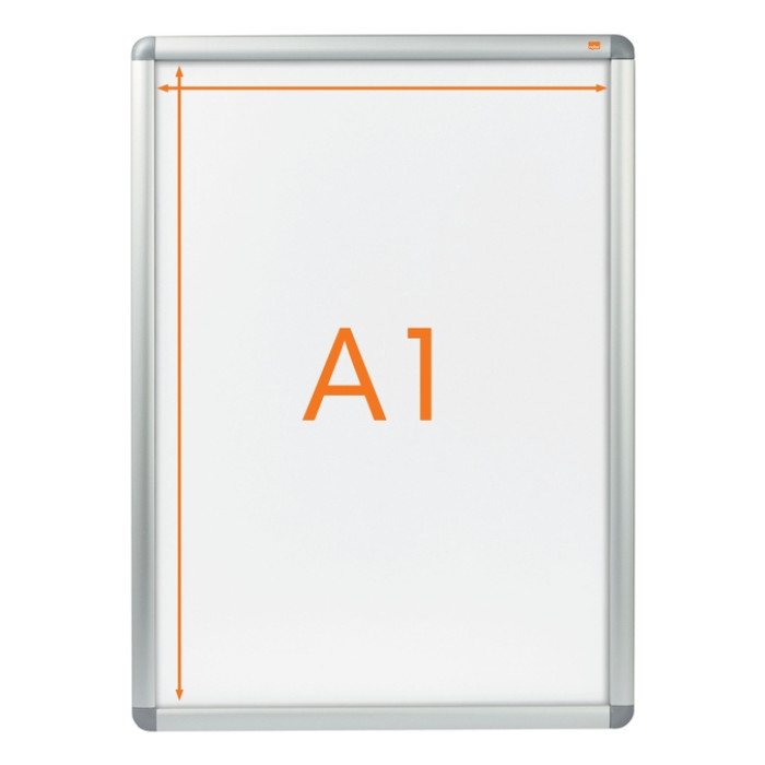 Kliklijst Nobo Premium Plus A1 84,1x59,4cm aluminium