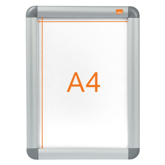 Kliklijst Nobo Premium Plus A4 aluminium