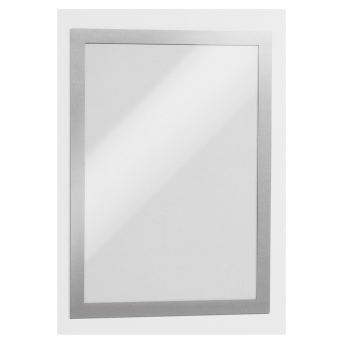 Duraframe Durable 487223 A4 zilvergrijs 2 stuks