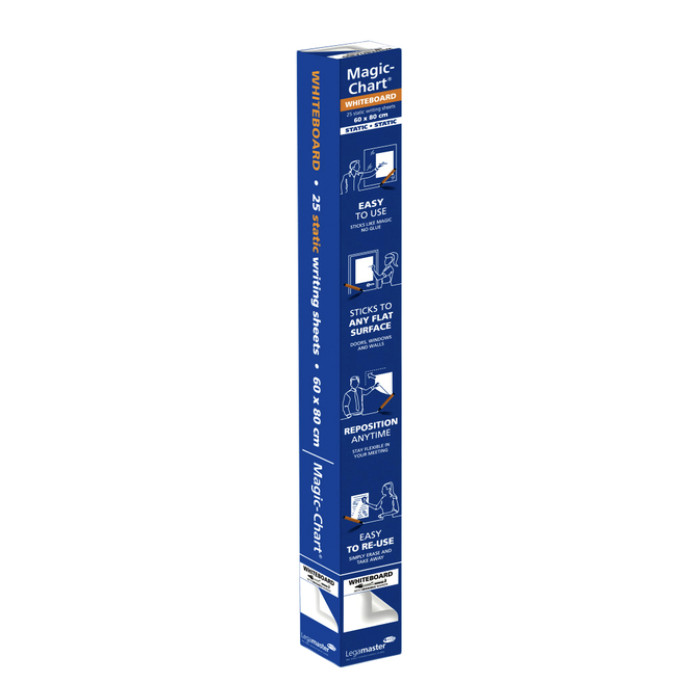 Magic-Chart Legamaster Whiteboard 600x800mm wit 25 vel