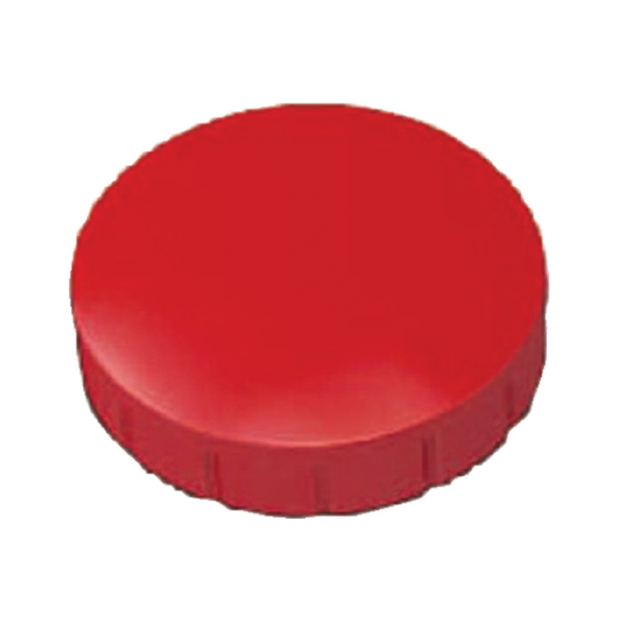 Magneet MAUL Solid 20mm 300gr rood 10 stuks