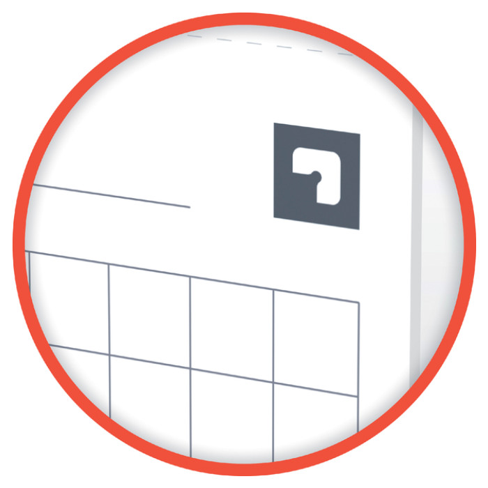 Flipoverpapier Oxford smart 650x980mm ruit 90 gram 20 vel