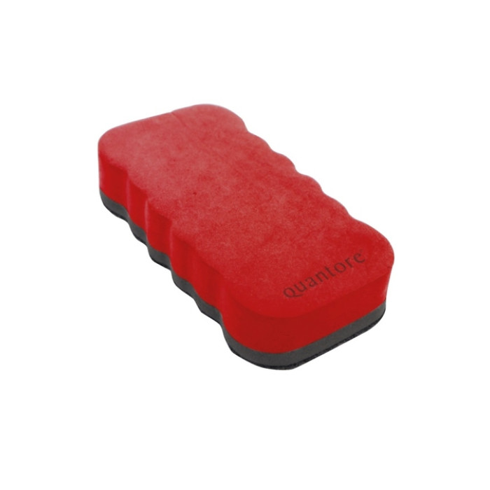 Whiteboardwisser Quantore magnetisch rood