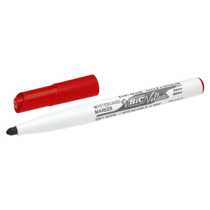 Whiteboardmarker Bic Velleda 1741 rond medium rood