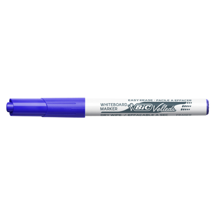Whiteboardmarker Bic Velleda 1741 rond medium blauw