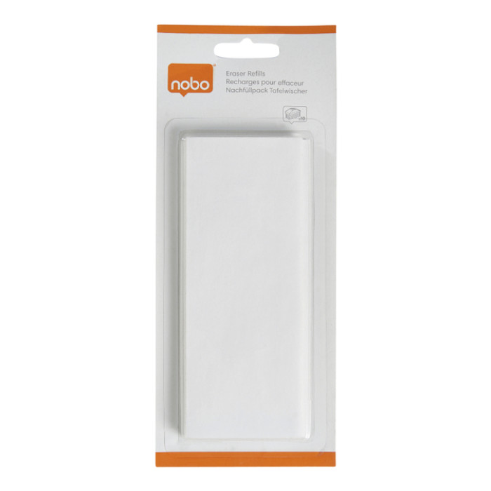 Navulling Nobo voor magnetische whiteboardwisser blauw