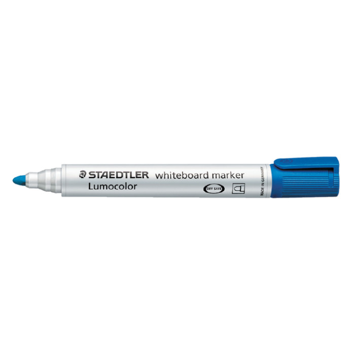 Whiteboardmarker Staedtler Lumocolor 351 rond blauw 2mm