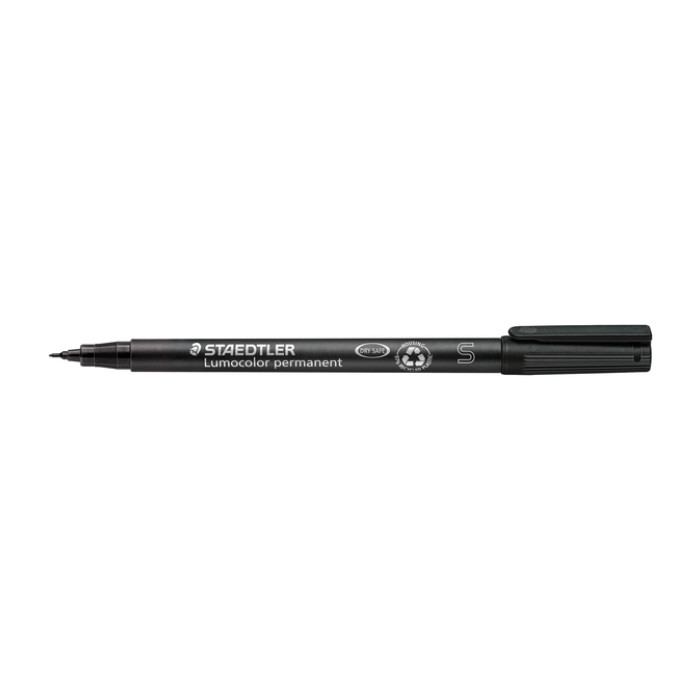 Viltstift Staedtler Lumocolor 313 permanent S zwart