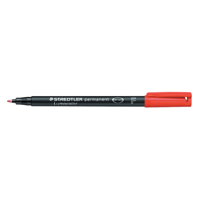Viltstift Staedtler Lumocolor 318 permanent F rood