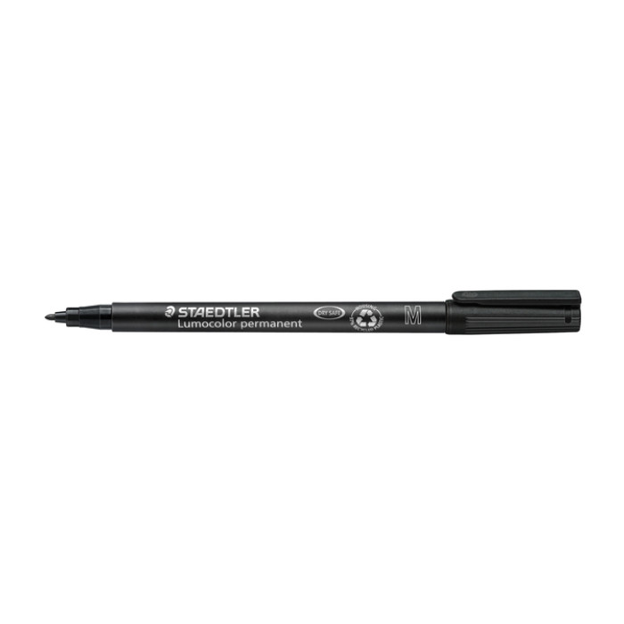 Viltstift Staedtler Lumocolor 317 permanent M zwart