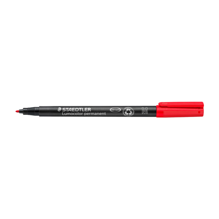 Viltstift Staedtler Lumocolor 317 permanent M rood