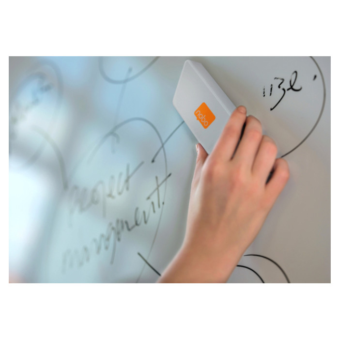 Whiteboardwisser Nobo magnetisch met verwisselbare strip