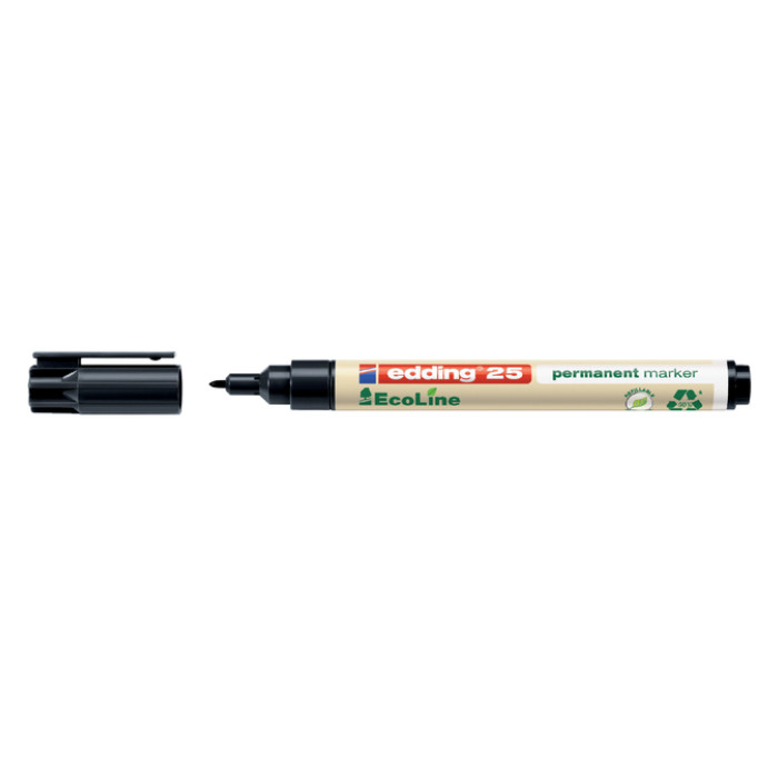 Viltstift edding 25 EcoLine rond 1mm zwart