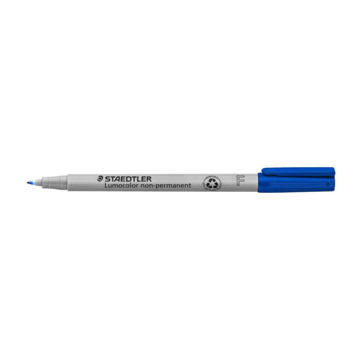 Viltstift Staedtler Lumocolor 316 non permanent F blauw