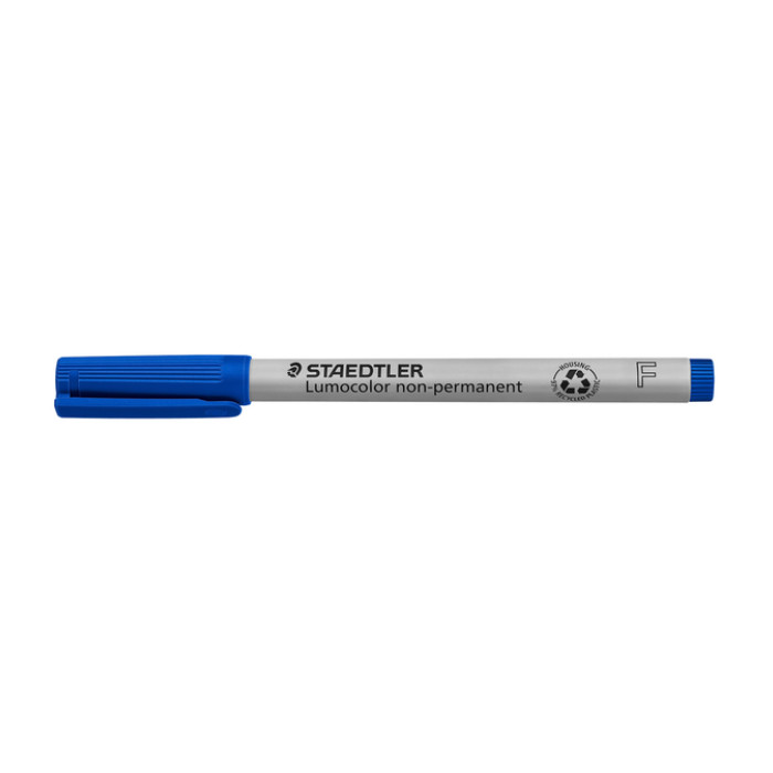 Viltstift Staedtler Lumocolor 316 non permanent F blauw