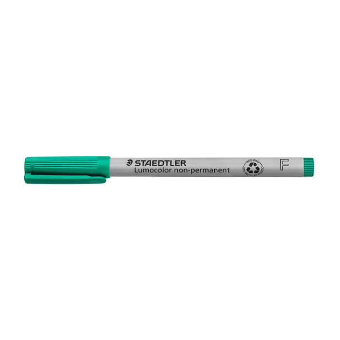 Viltstift Staedtler Lumocolor 316 non permanent F groen