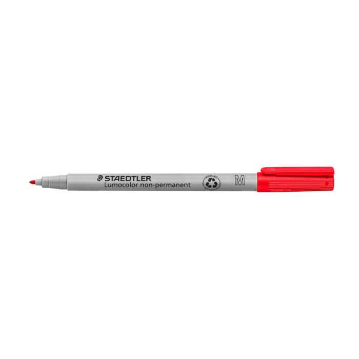 Viltstift Staedtler Lumocolor 315 non permanent M rood