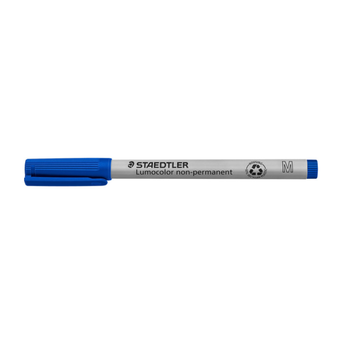 Viltstift Staedtler Lumocolor 315 non permanent M blauw