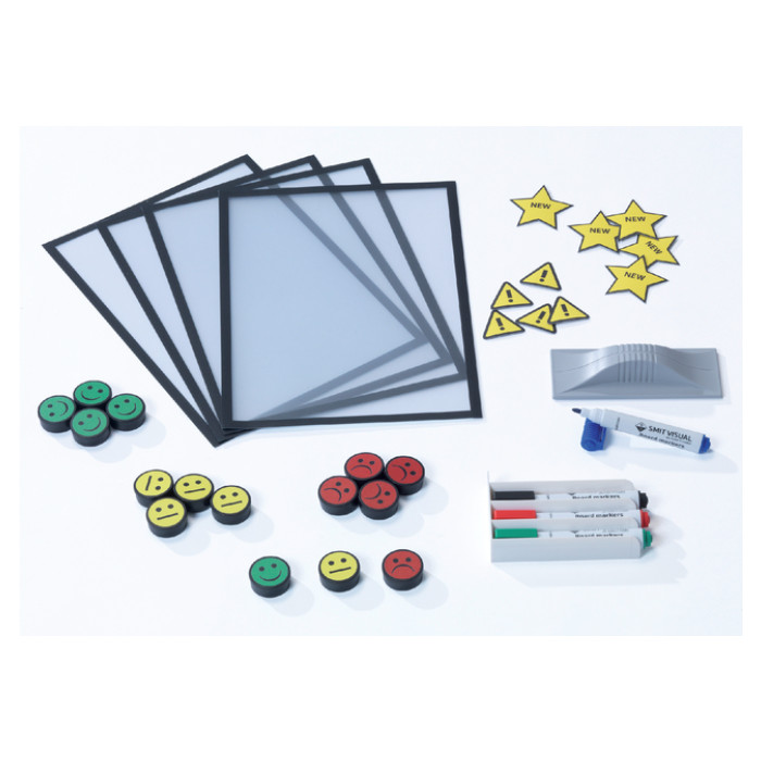 Verbeterbord + starterkit visual management 90x120cm