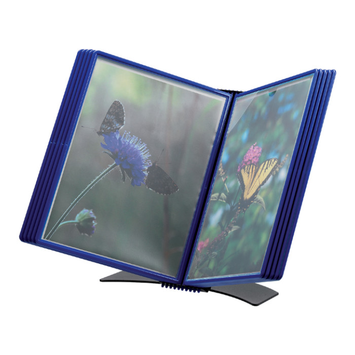 Bureaustandaard Djois Flex-O-Frame Premium A4 10-tassen blauw