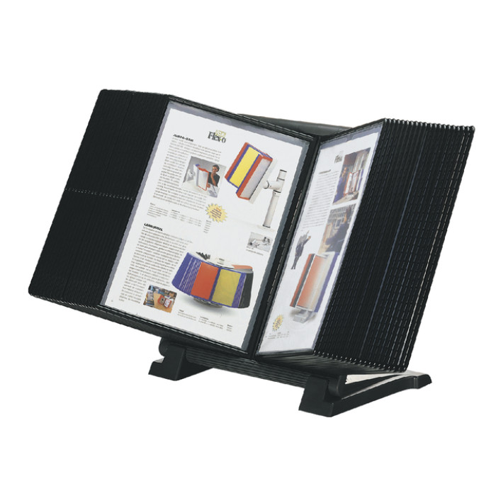 Infomanager Djois Flex-O-Frame basis met 10-tassen antraciet/zwart
