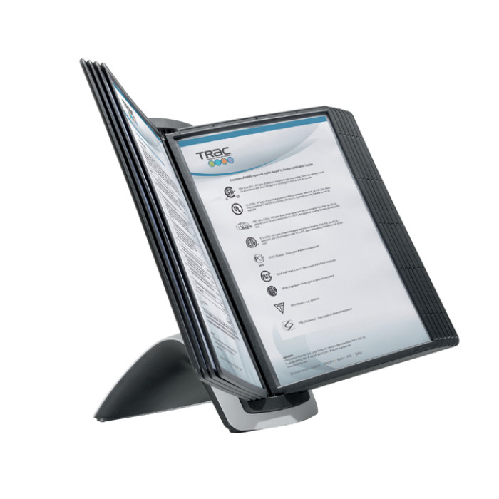 Bureaustandaard Durable 5855 Sherpa Style 10-tassen zwart