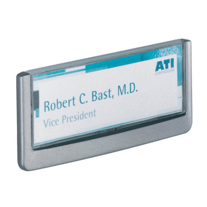 Deurbordje Durable Click sign 149x52,5mm grafiet