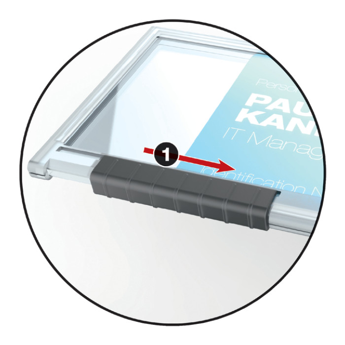 Badge Durable 8922 Pushbox mono 10 stuks