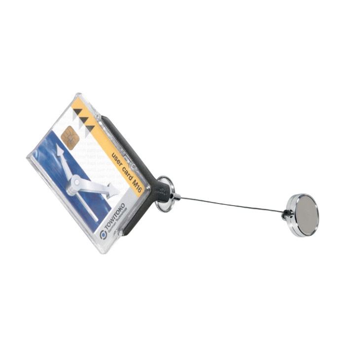 Veiligheidspashouder Durable 8307 met afrolmechanisme antr