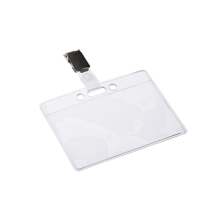 Badge Europel met strip en clip 90x60mm