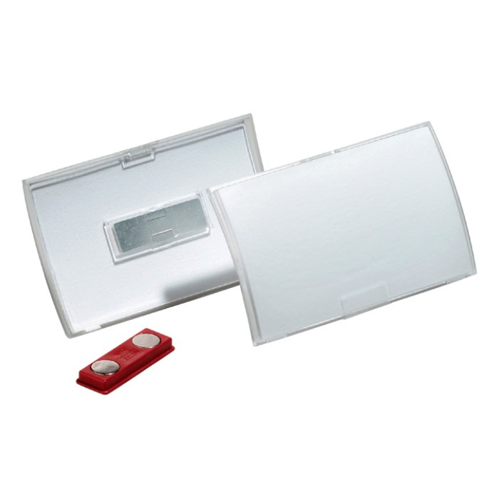 Badge Durable 8212 Click Fold met magneet 40x75mm