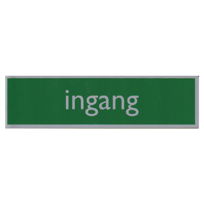 Infobord pictogram ingang 165x44mm