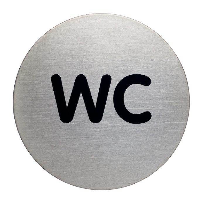 Infobord pictogram Durable 4907 wc rond 83mm