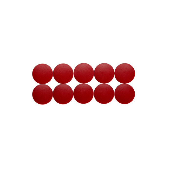 Magneet MAUL Solid 38mm 2500gr rood 10 stuks