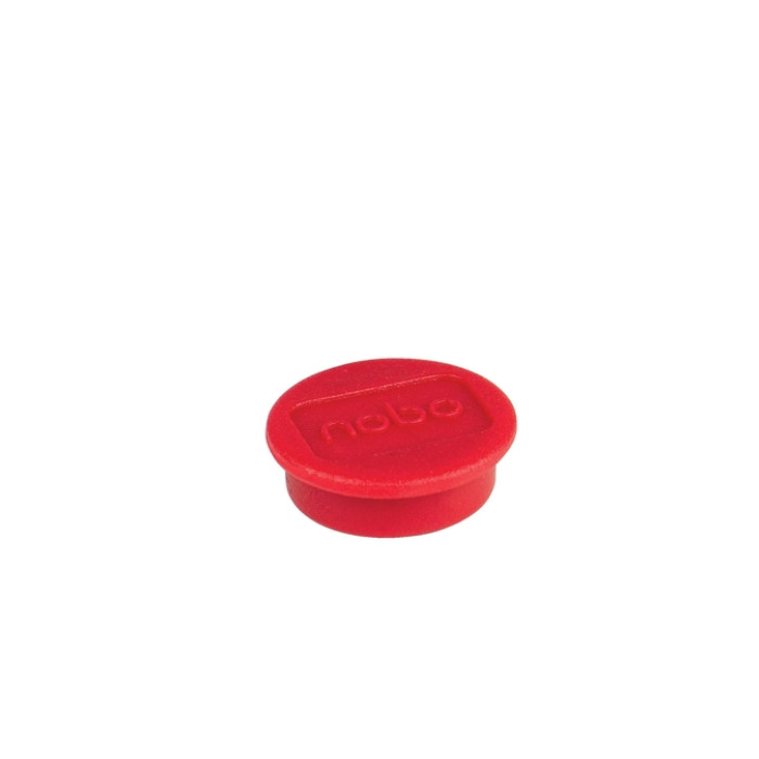 Magneet Nobo 20mm rood 8 stuks