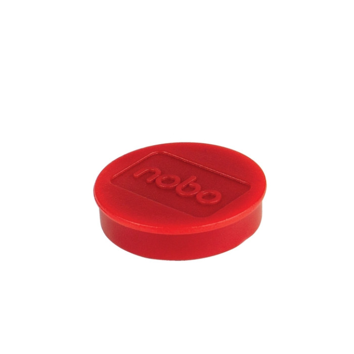 Magneet Nobo 30mm rood 4 stuks
