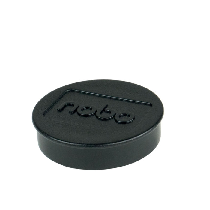 Magneet Nobo 38mm zwart 4 stuks