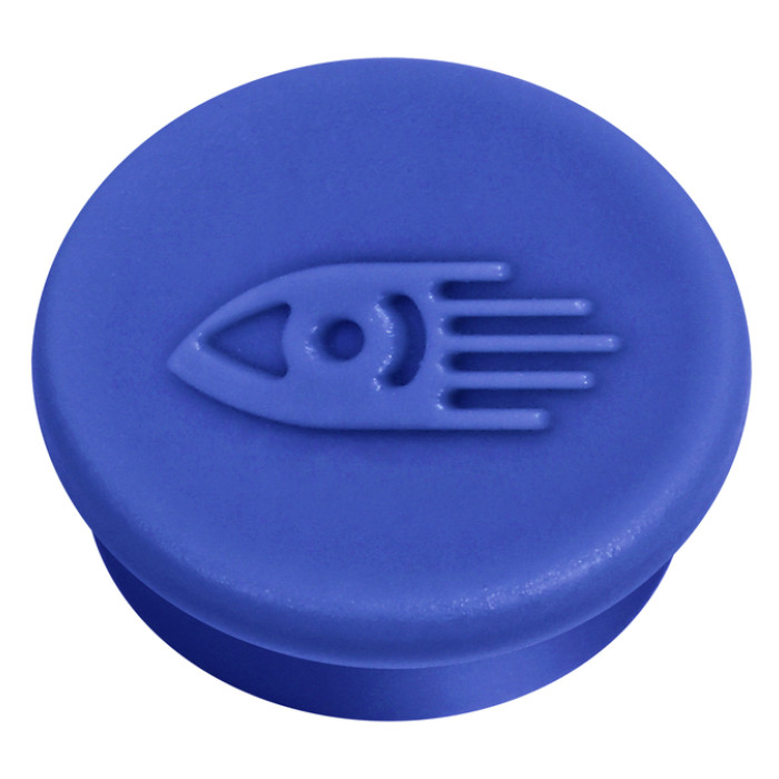 Magneet Legamaster 20mm 250gr blauw 8 stuks
