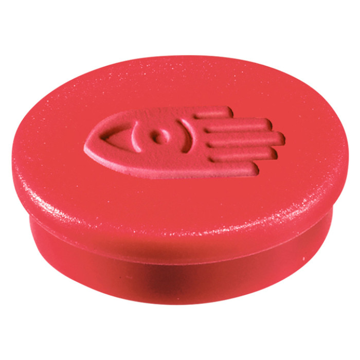 Magneet Legamaster 30mm 850gr rood 4 stuks